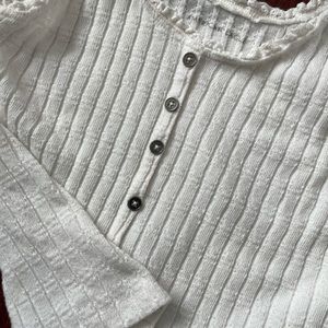 AE cropped knit tank